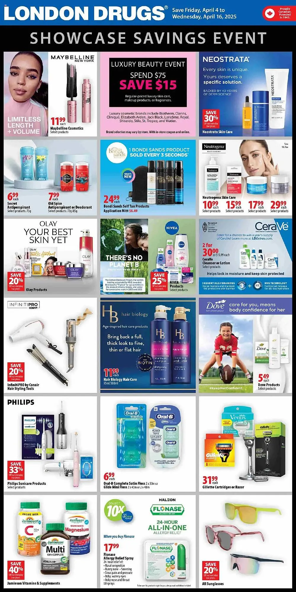 London Drugs flyer from April 4 to April 16 2025 - flyer page 1