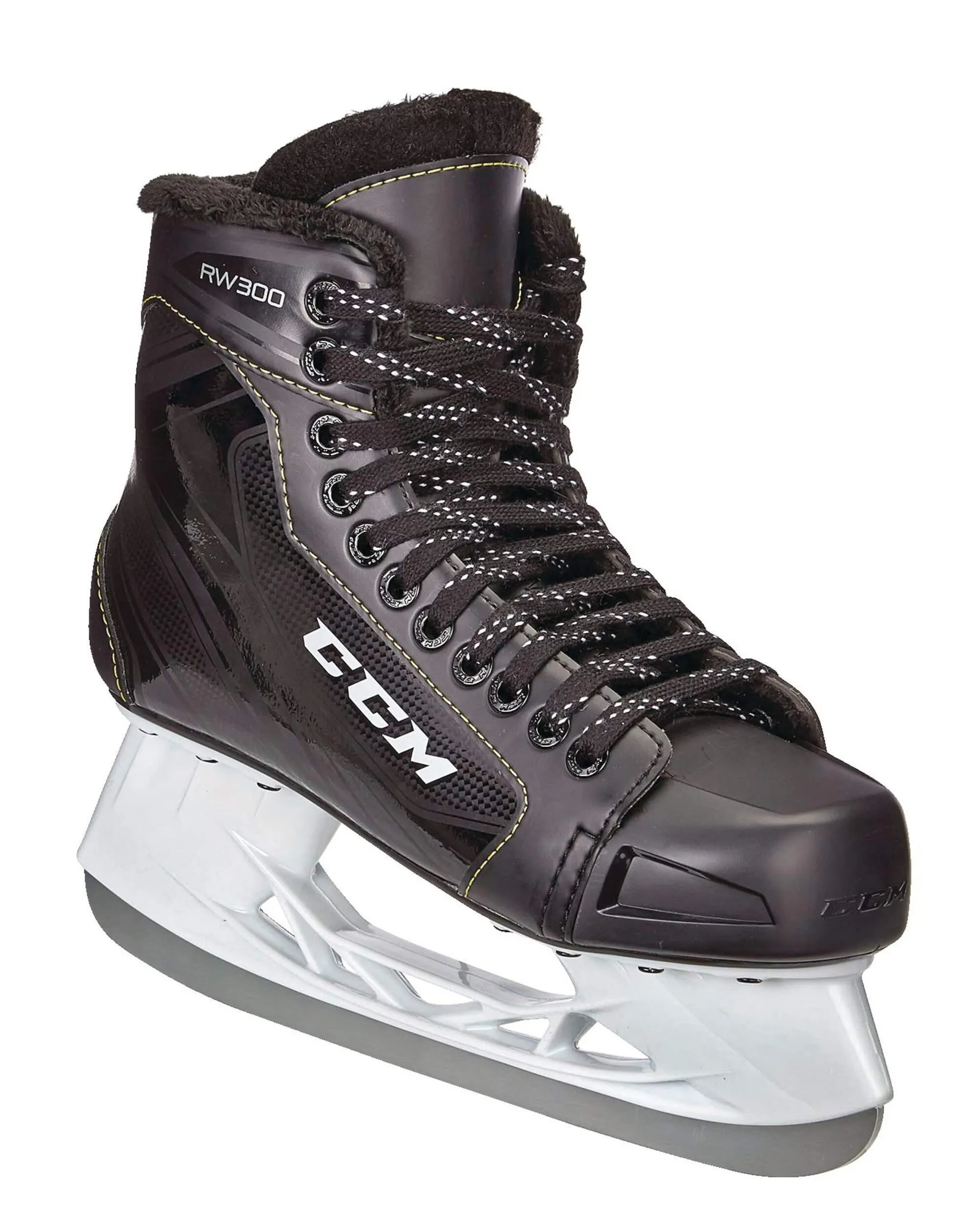 CCM RW 300 Men's Senior Recreational Ice Skates, Black, Sizes 6-12