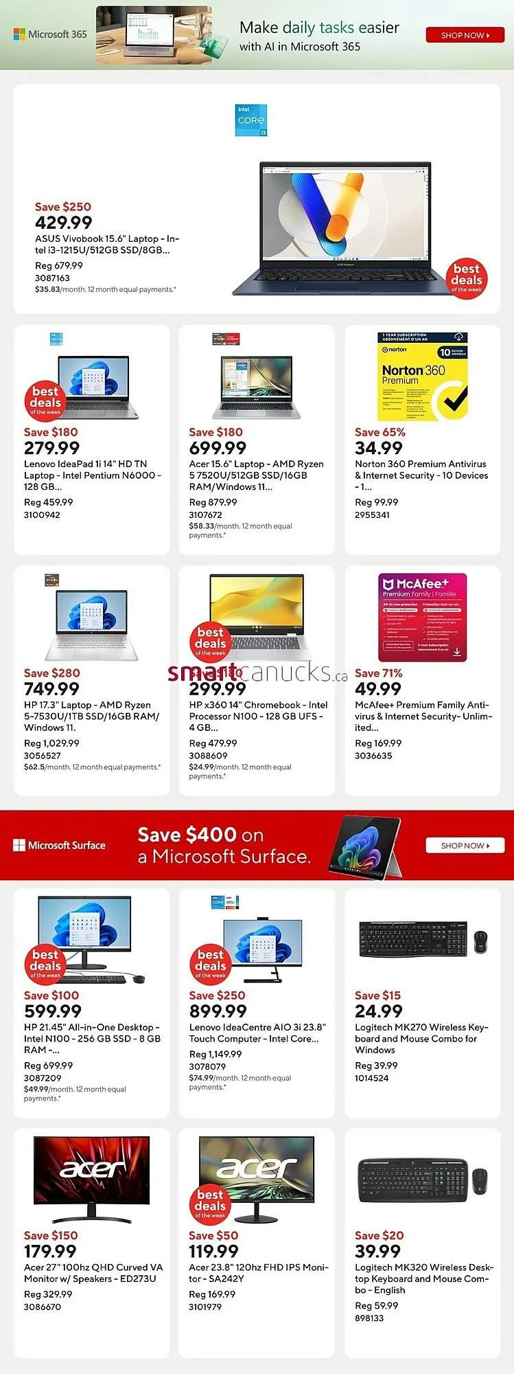 Staples flyer from March 21 to April 24 2025 - flyer page 4