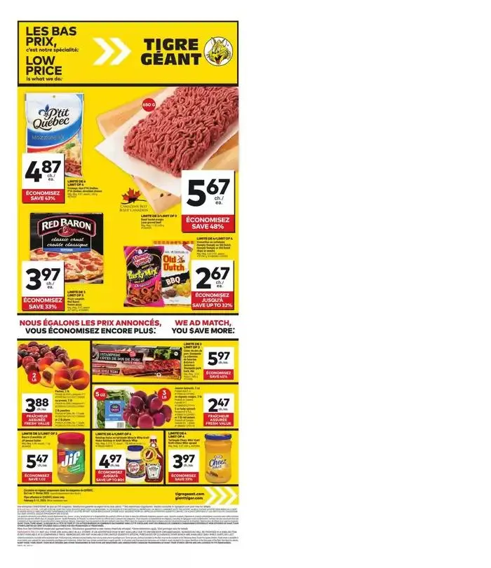Our best deals for you from February 5 to February 11 2025 - flyer page 1