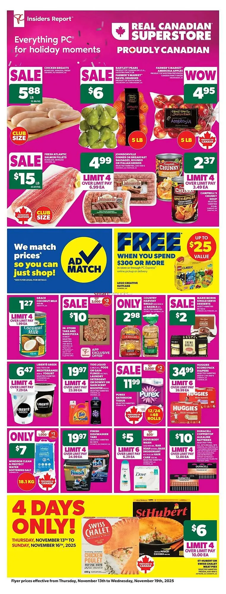 Real Canadian Superstore flyer from November 14 to November 20 2025 - flyer page 4