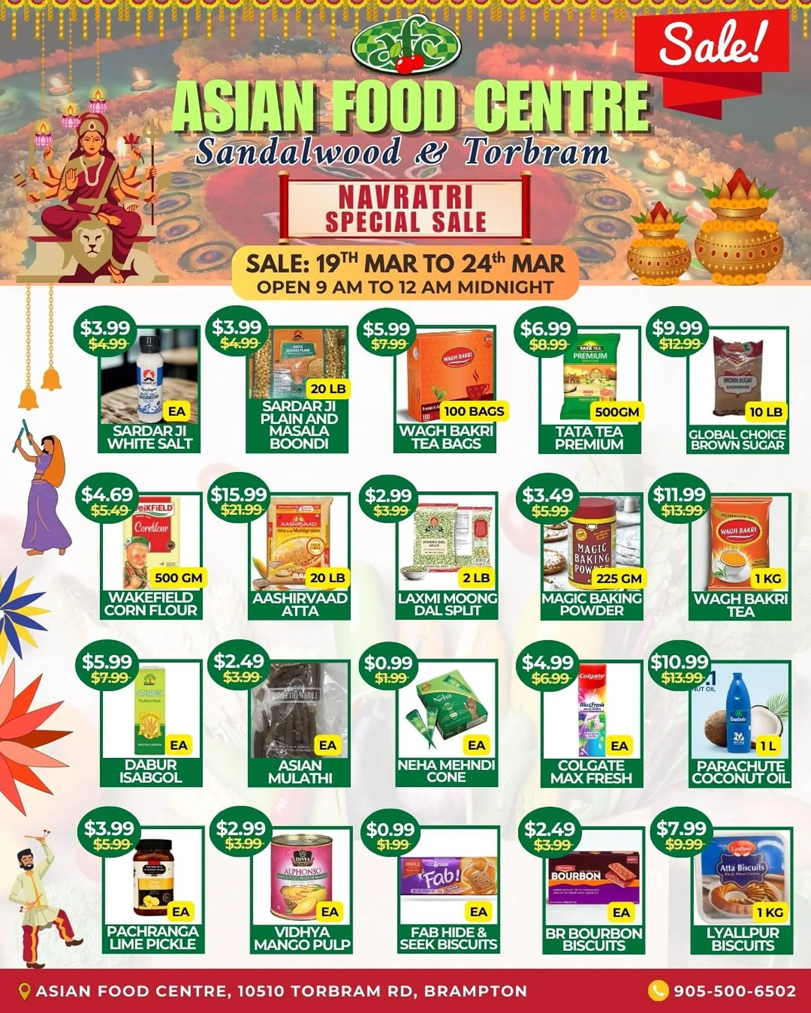 Asian Food Centre flyer from March 19 to March 24 2026 - flyer page 1