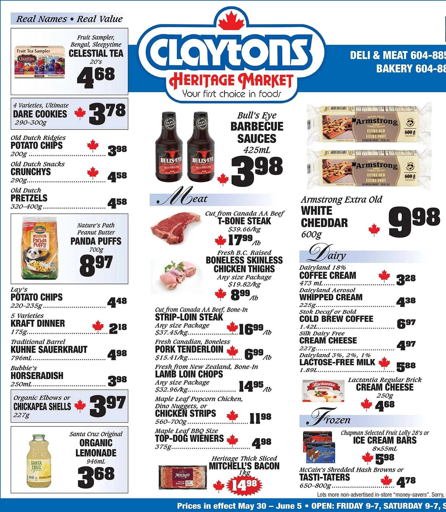 Claytons Heritage Market flyer - 1