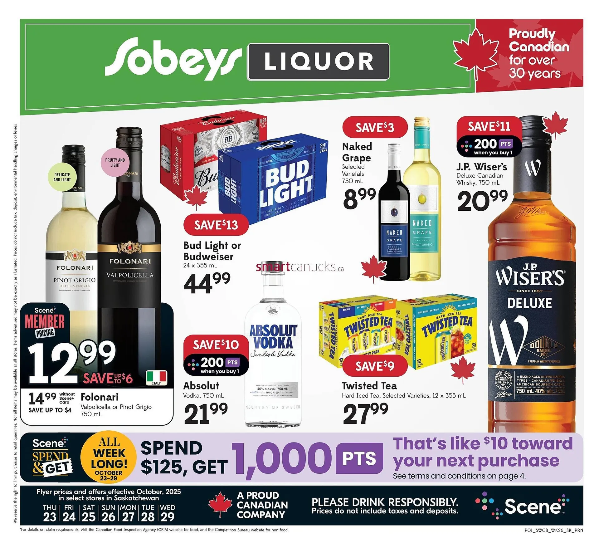 Sobeys flyer from October 23 to October 29 2025 - flyer page 1