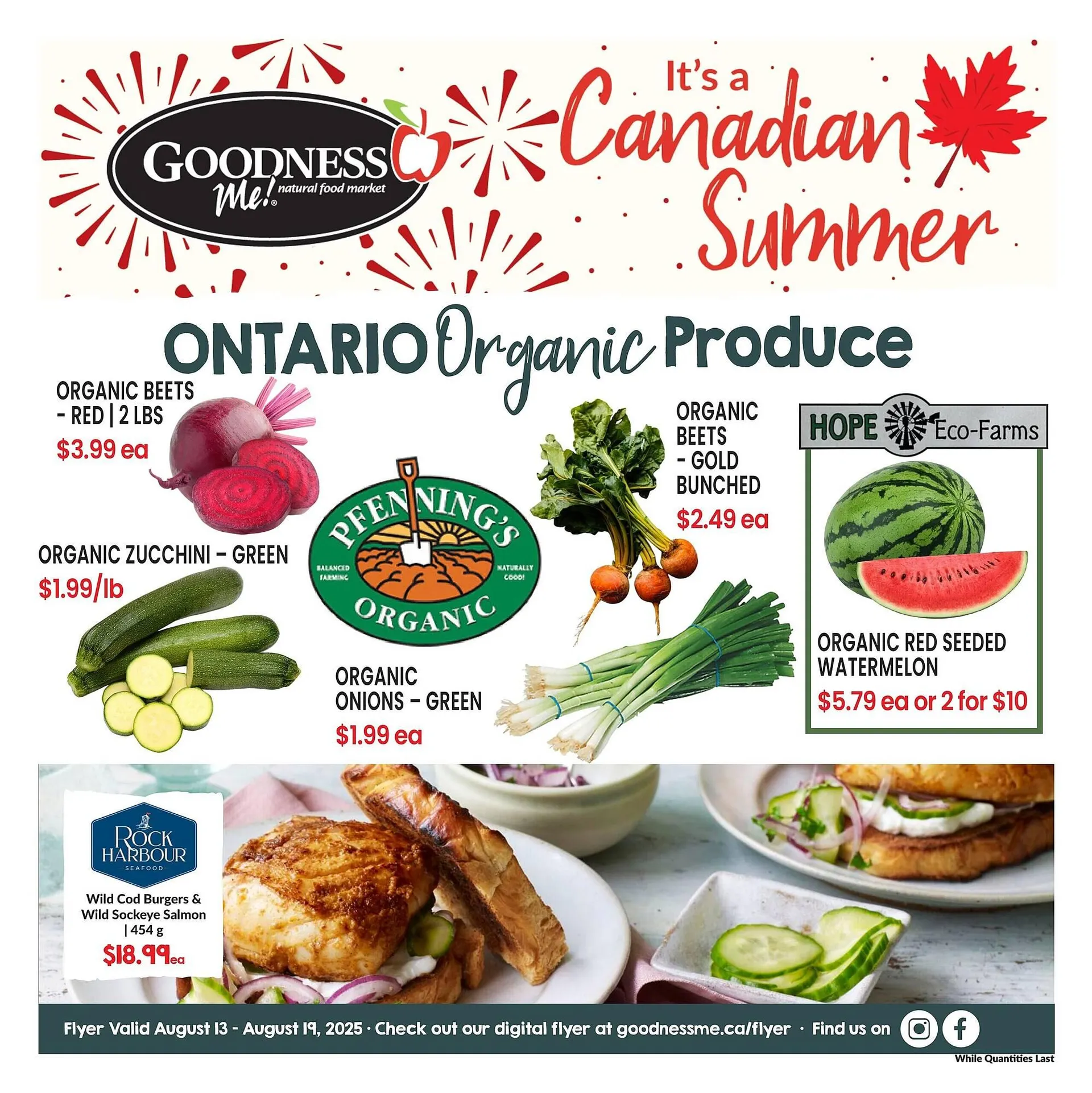 Goodness Me flyer - 1