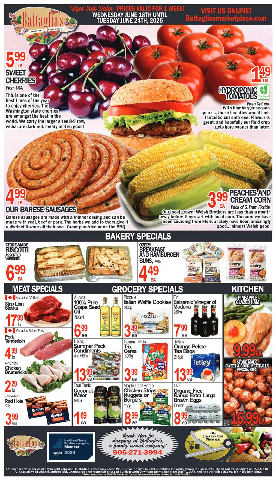 Battaglia's Marketplace flyer from June 18 to June 24 2025 - flyer page 1