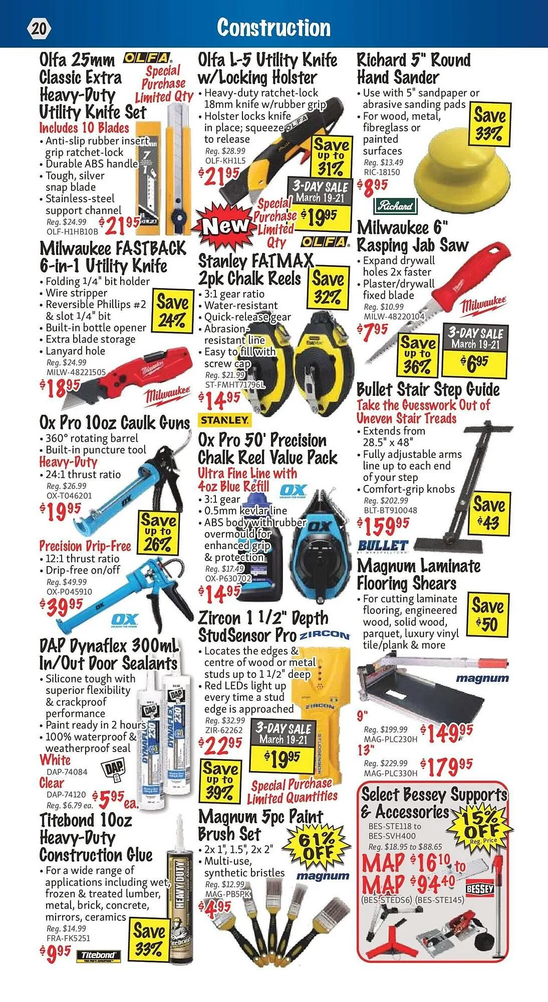 KMS Tools flyer from March 2 to March 16 2026 - flyer page 20