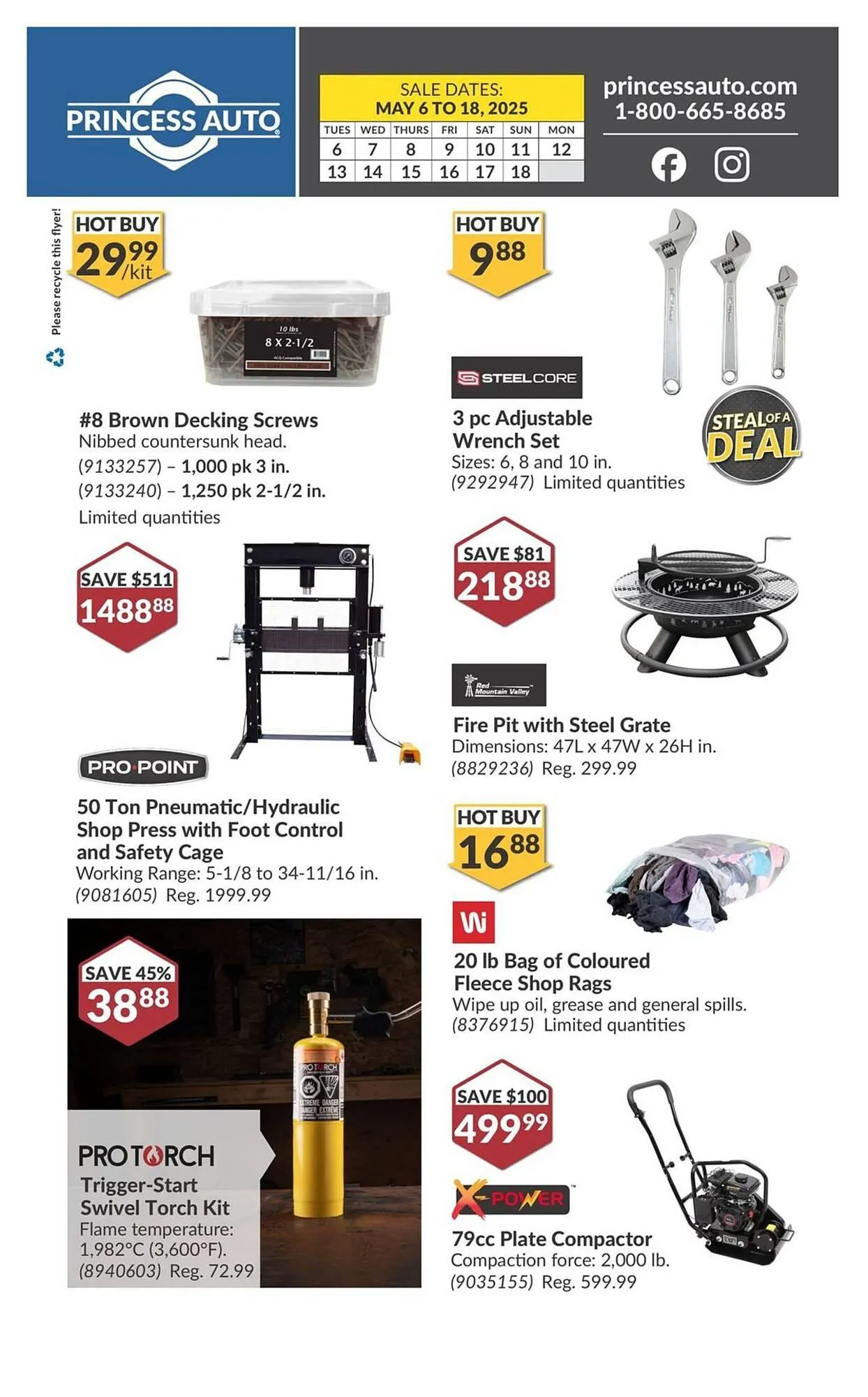 Princess Auto flyer from May 6 to May 18 2025 - flyer page 2