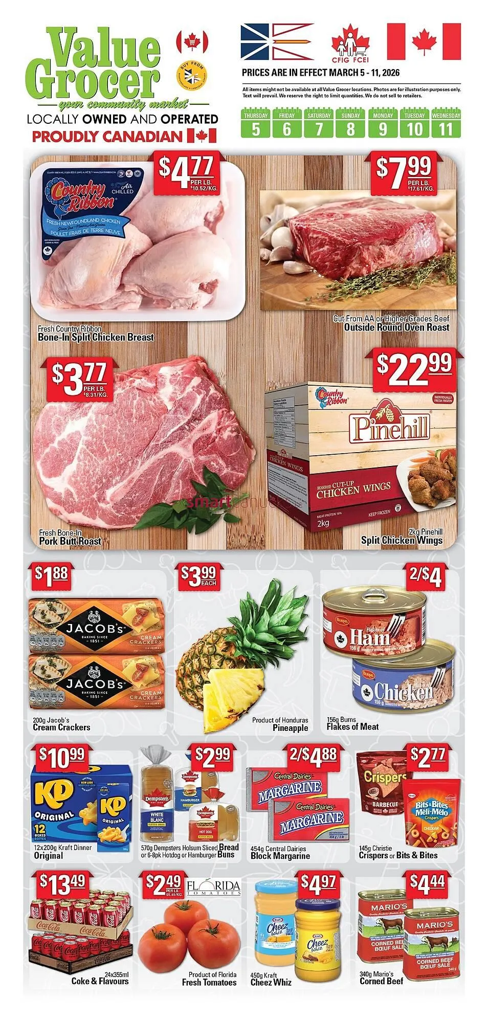Value Grocer flyer from March 5 to March 11 2026 - flyer page 1