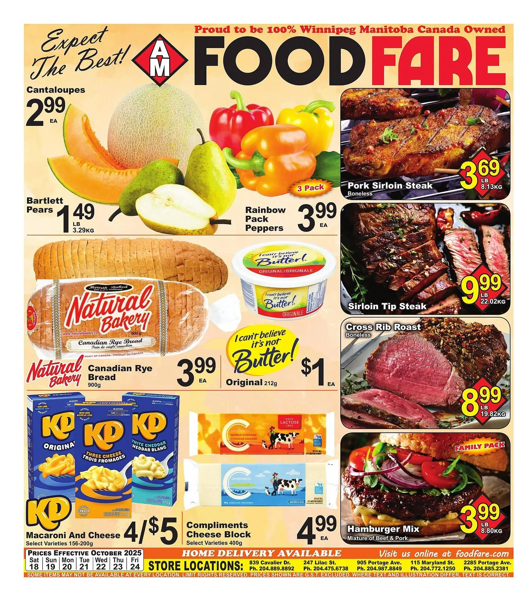 Food Fare flyer from October 17 to October 23 2025 - flyer page 1
