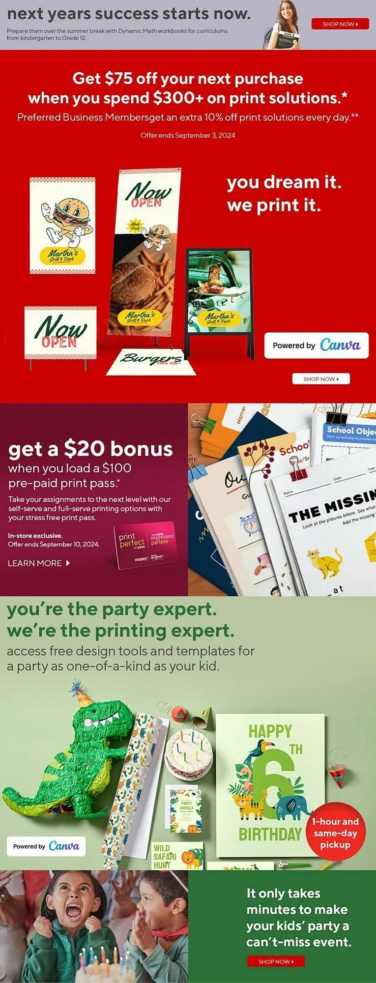 Staples flyer from August 22 to August 29 2024 - flyer page 13