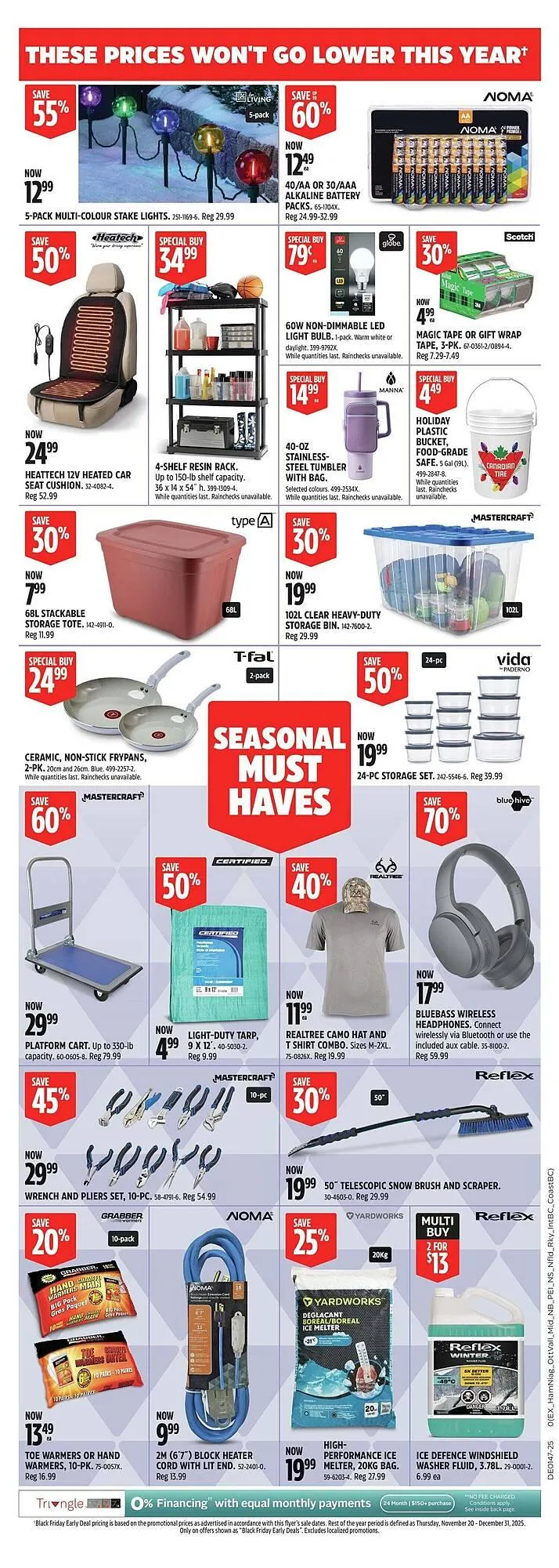 Canadian Tire flyer from November 13 to November 21 2025 - flyer page 7