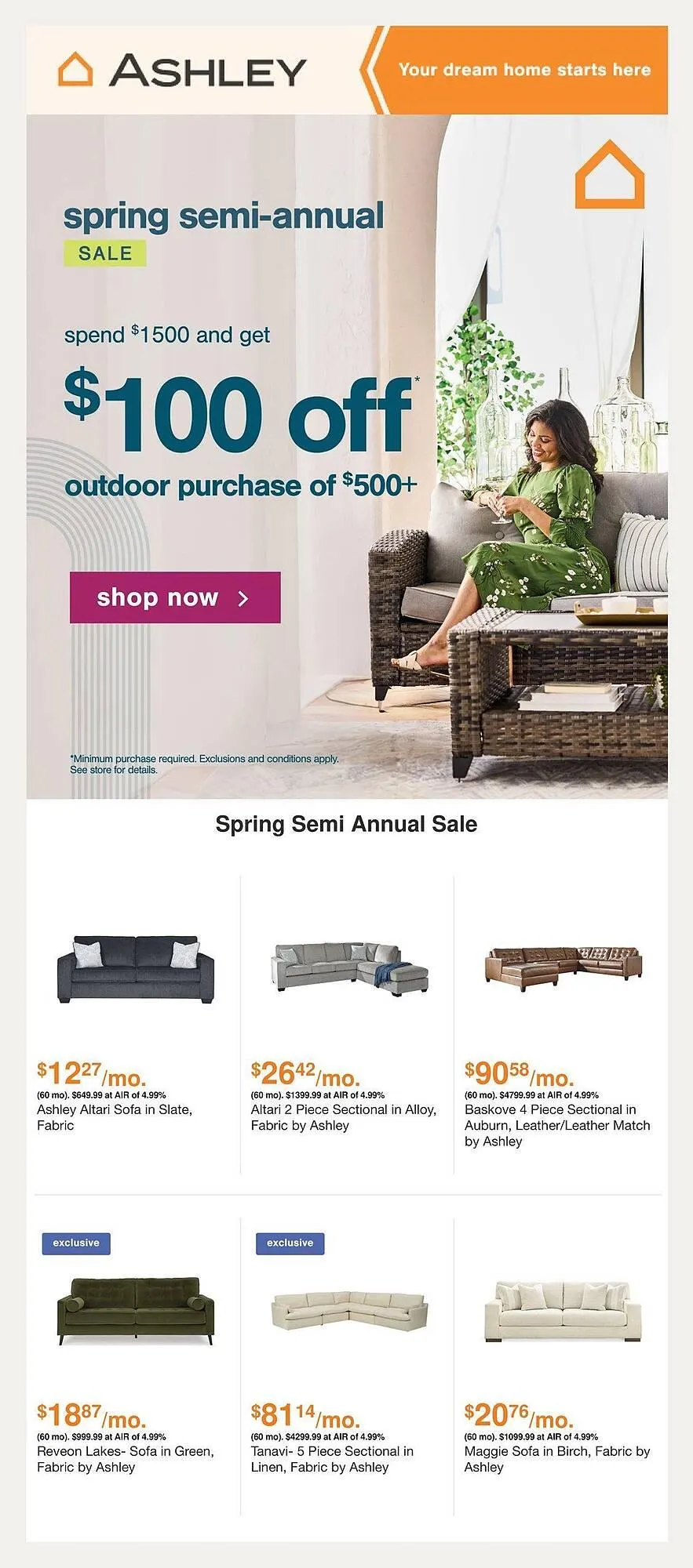 Ashley Furniture flyer - 1