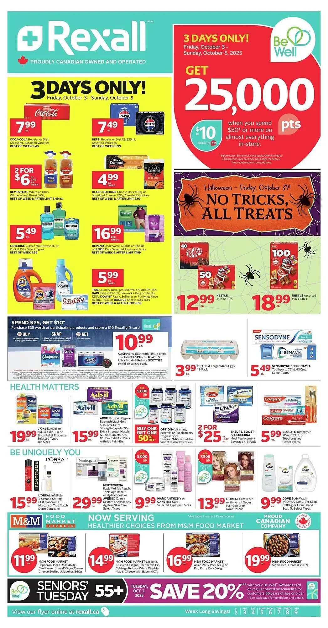 Rexall flyer from October 2 to October 14 2025 - flyer page 1