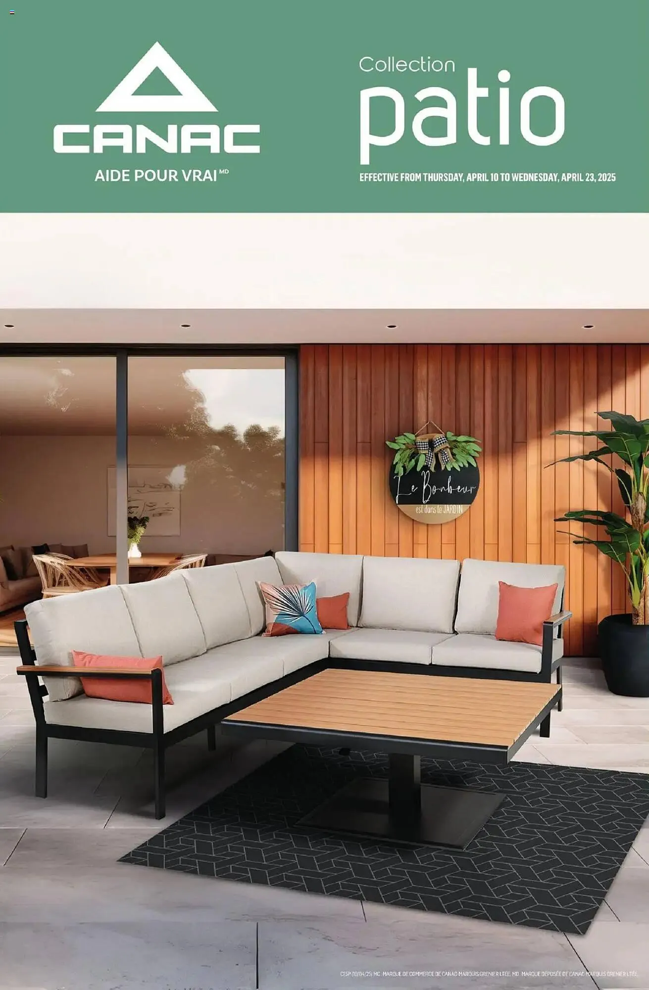 Canac flyer from April 10 to April 23 2025 - flyer page 1