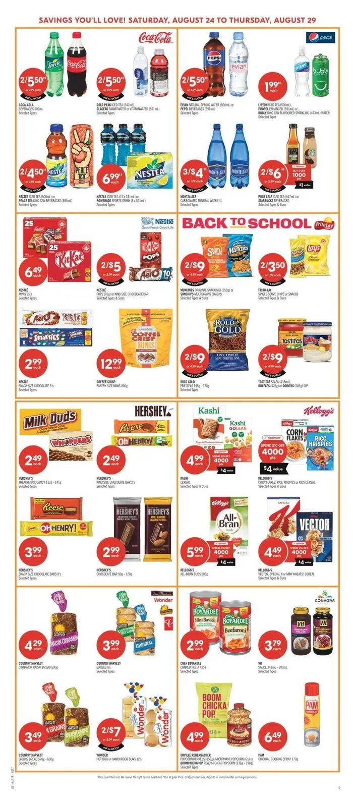 Exclusive deals and bargains from August 24 to August 29 2024 - flyer page 2
