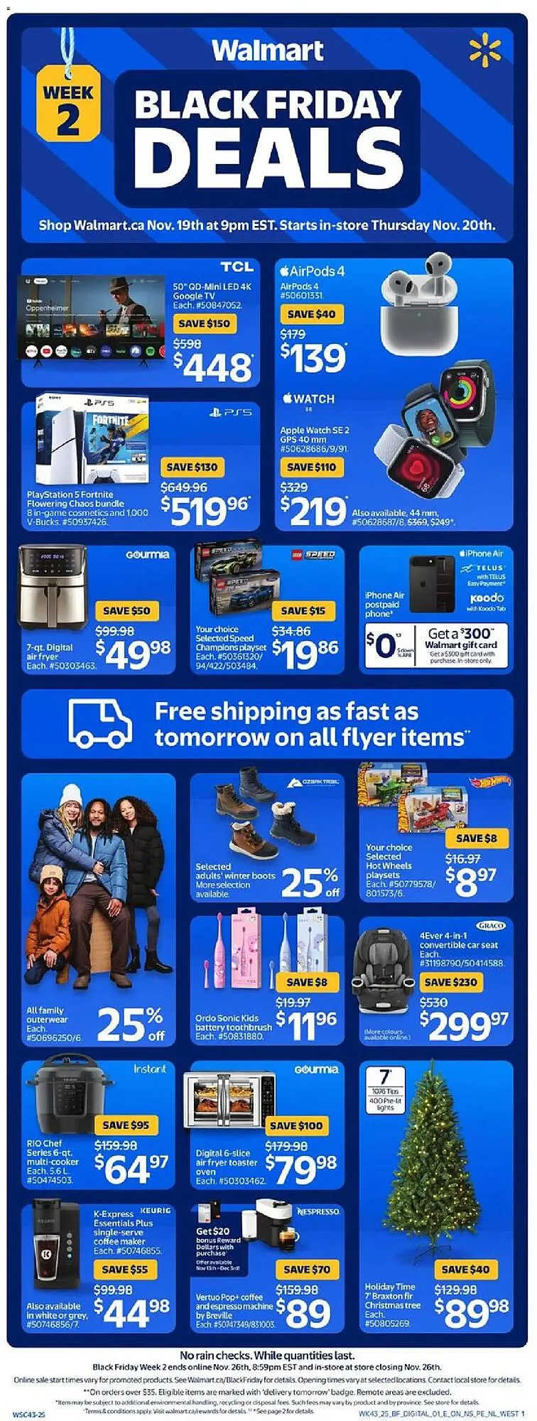 Walmart flyer from November 19 to November 26 2025 - flyer page 1