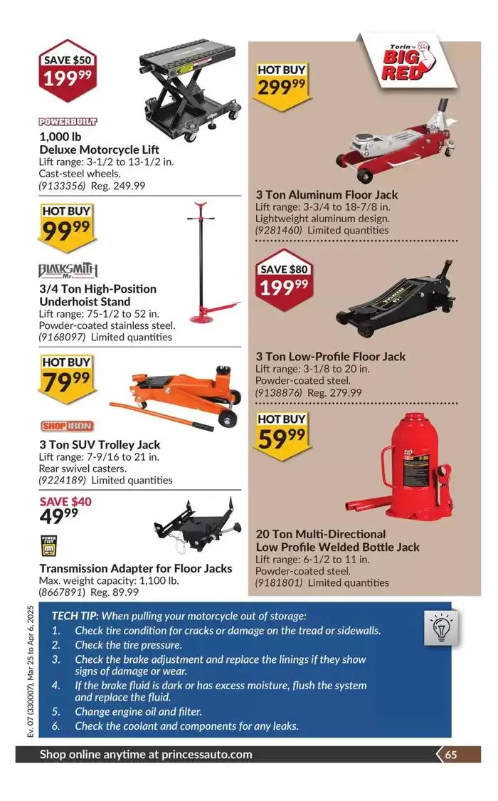 National Sale from March 25 to April 6 2025 - flyer page 70