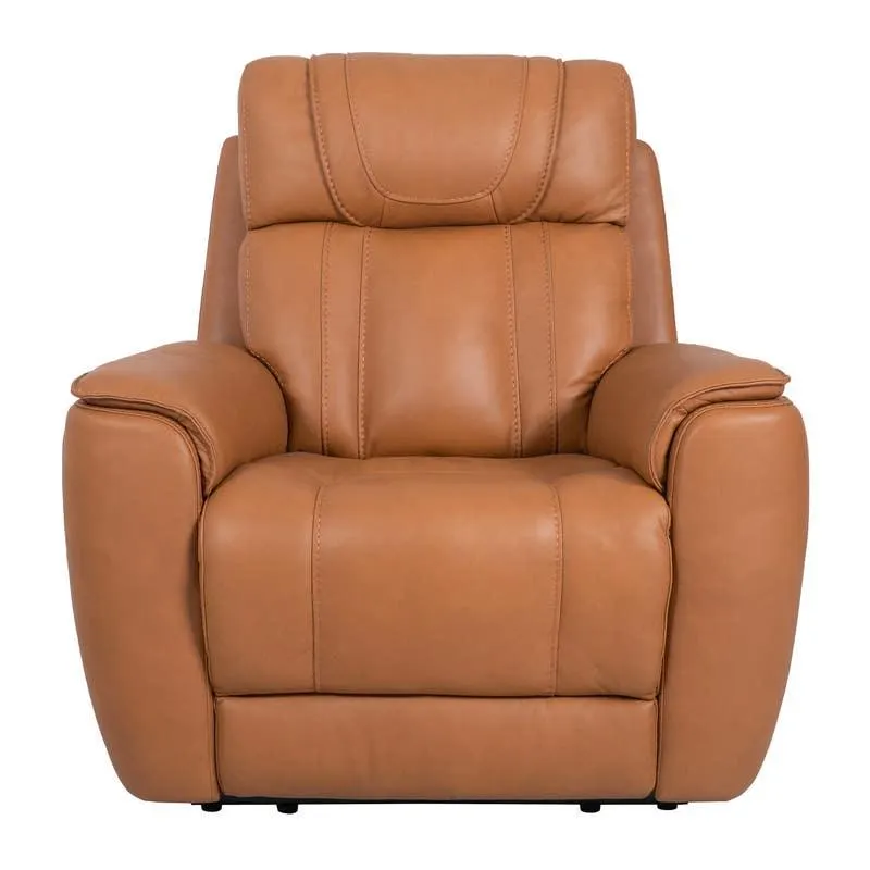 Fauteuil électrique inclinable en cuir véritable