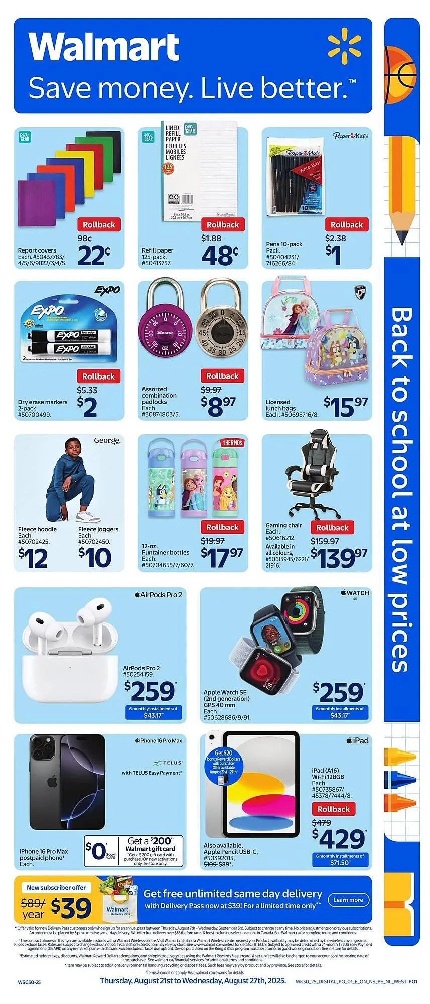 Walmart flyer from August 22 to August 28 2025 - flyer page 10