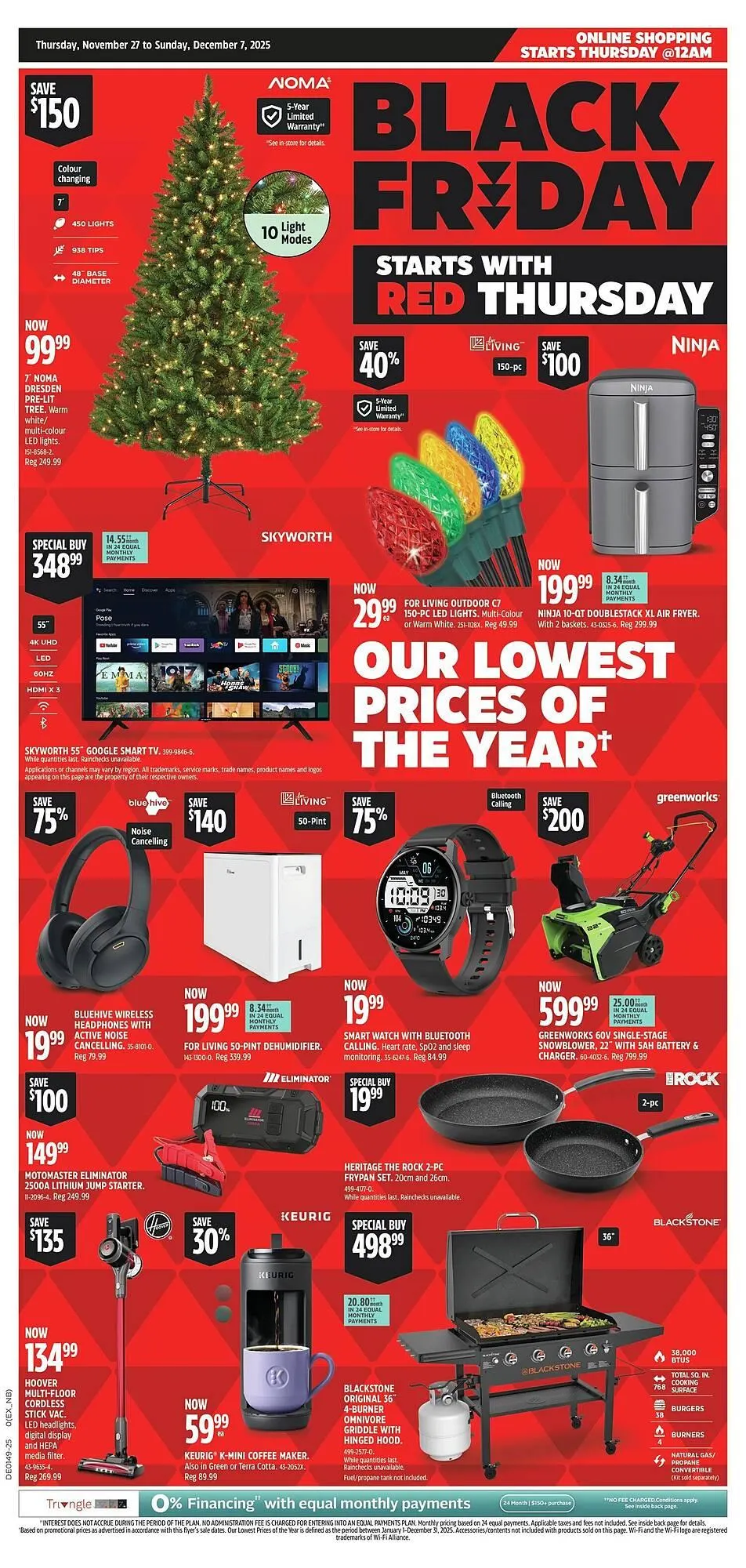 Canadian Tire flyer from November 27 to December 8 2025 - flyer page 1