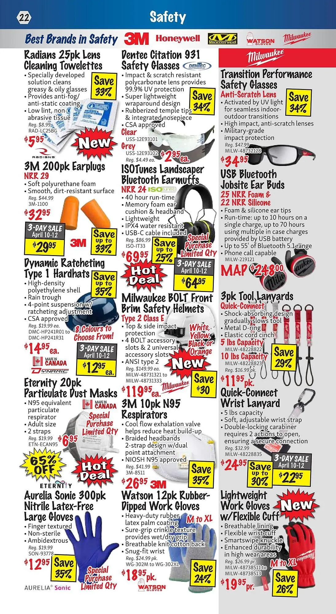 KMS Tools flyer from April 1 to April 30 2025 - flyer page 22