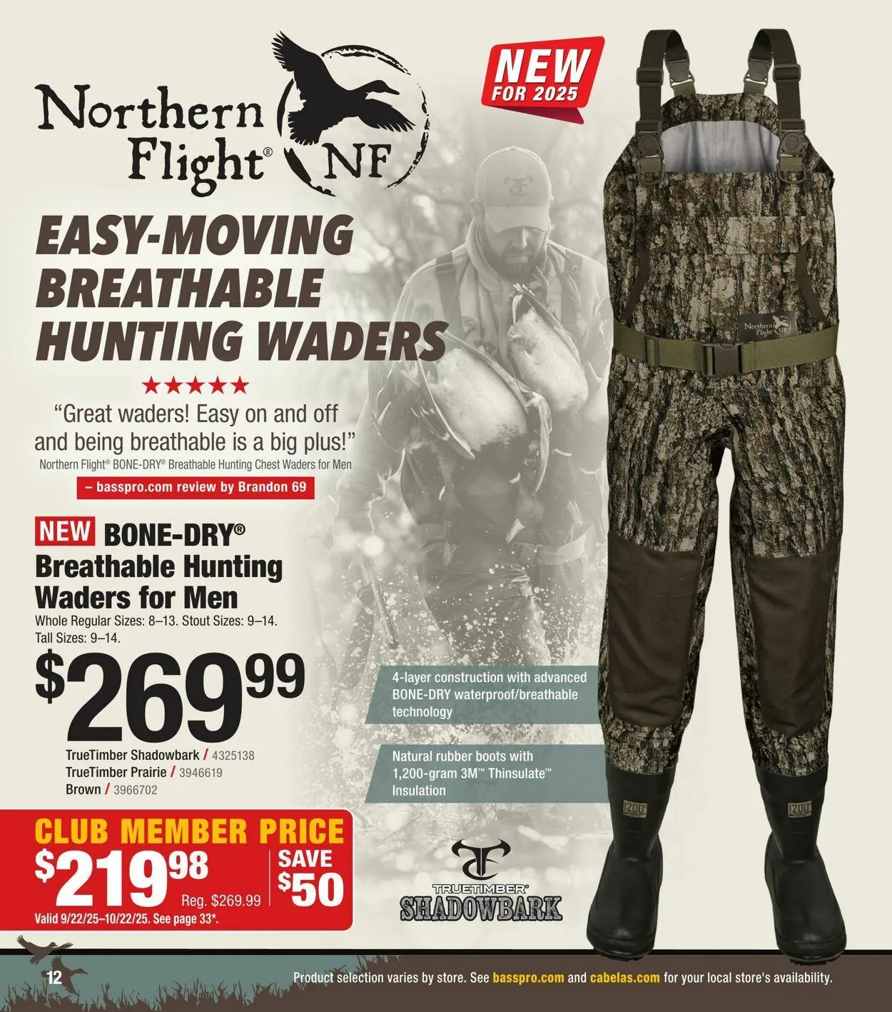 Bass Pro Current flyer from September 25 to October 9 2025 - flyer page 12