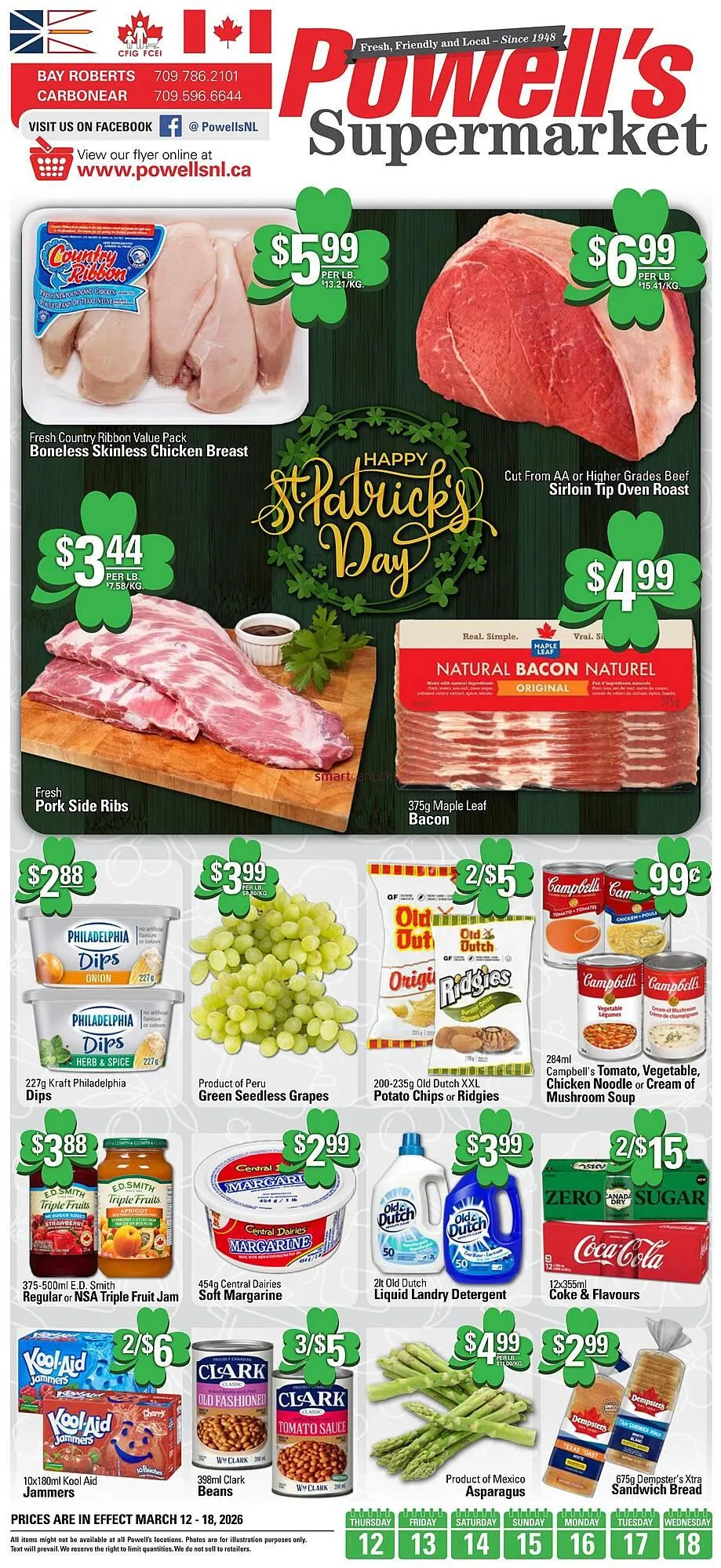Powell's Supermarket flyer from March 12 to March 18 2026 - flyer page 1