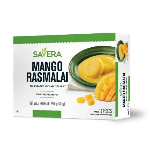 Savera Mango Rasmalai 12pcs