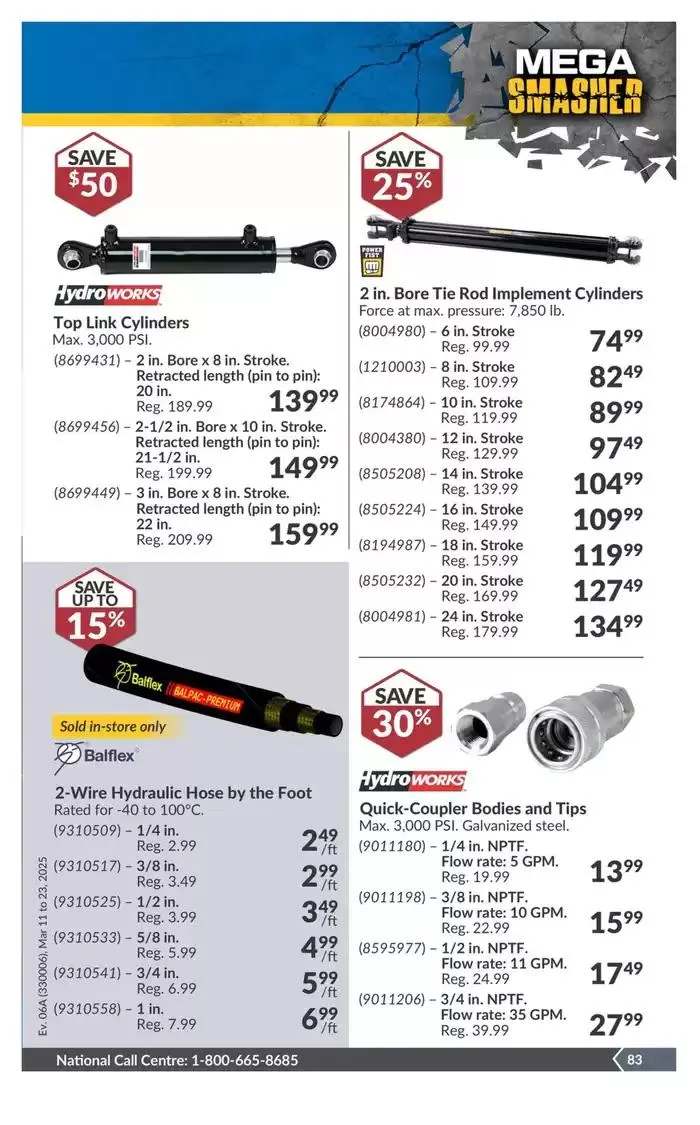 National Sale from March 11 to March 23 2025 - flyer page 88