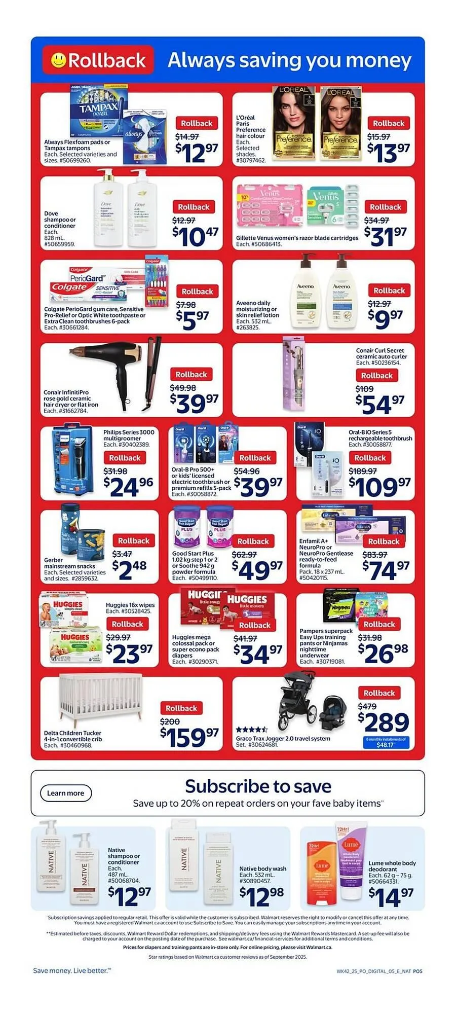 Walmart flyer from November 13 to November 19 2025 - flyer page 6