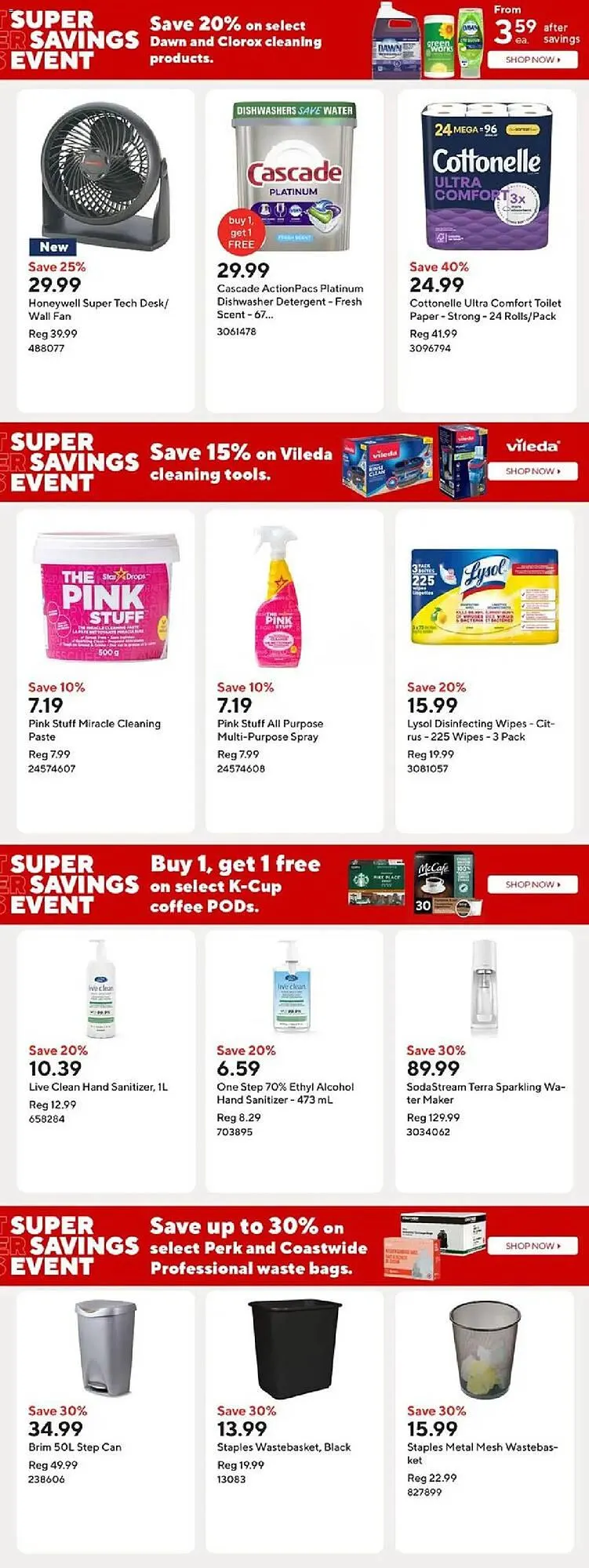 Staples flyer from July 25 to August 1 2025 - flyer page 4