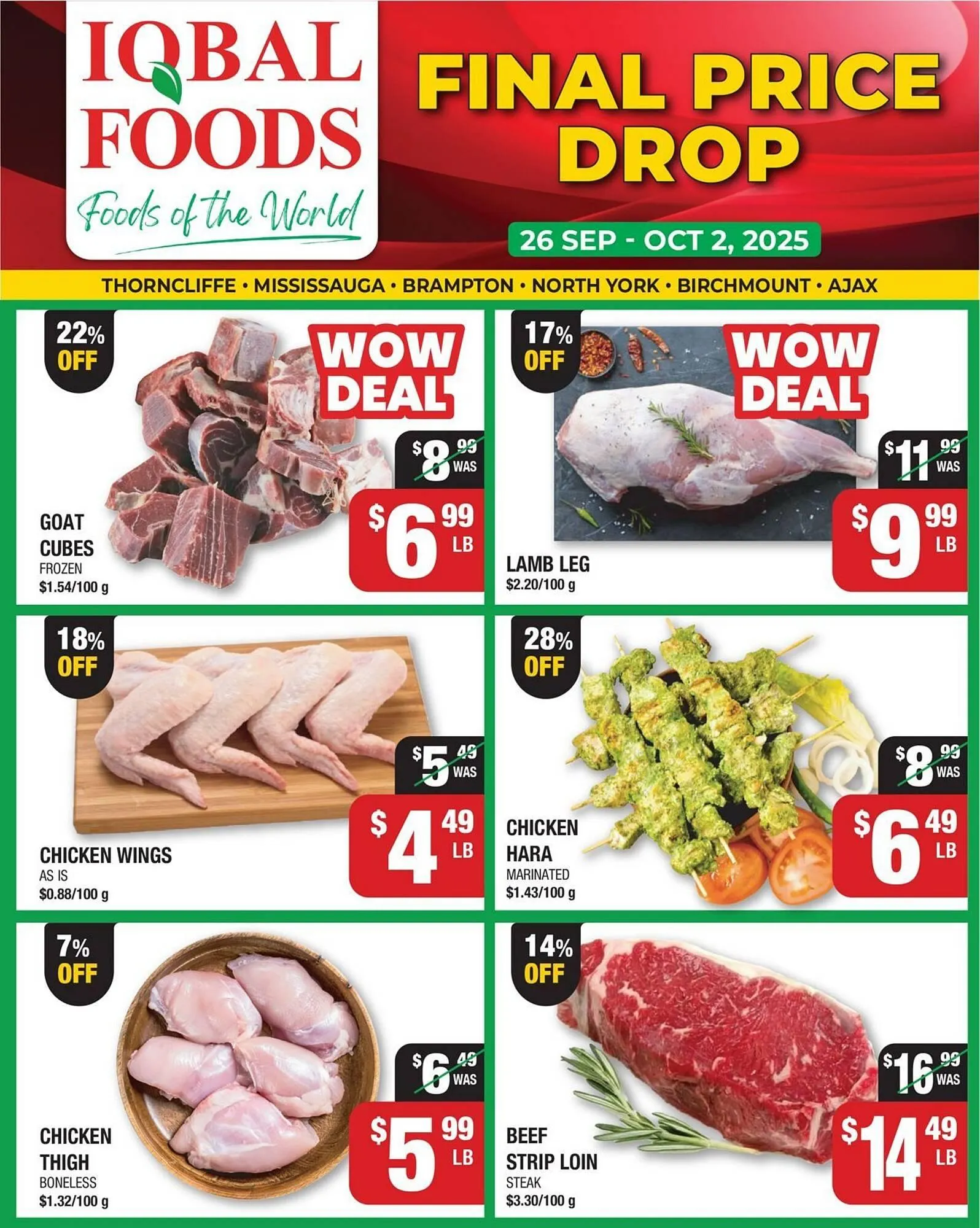Iqbal Foods flyer from September 26 to October 2 2025 - flyer page 1