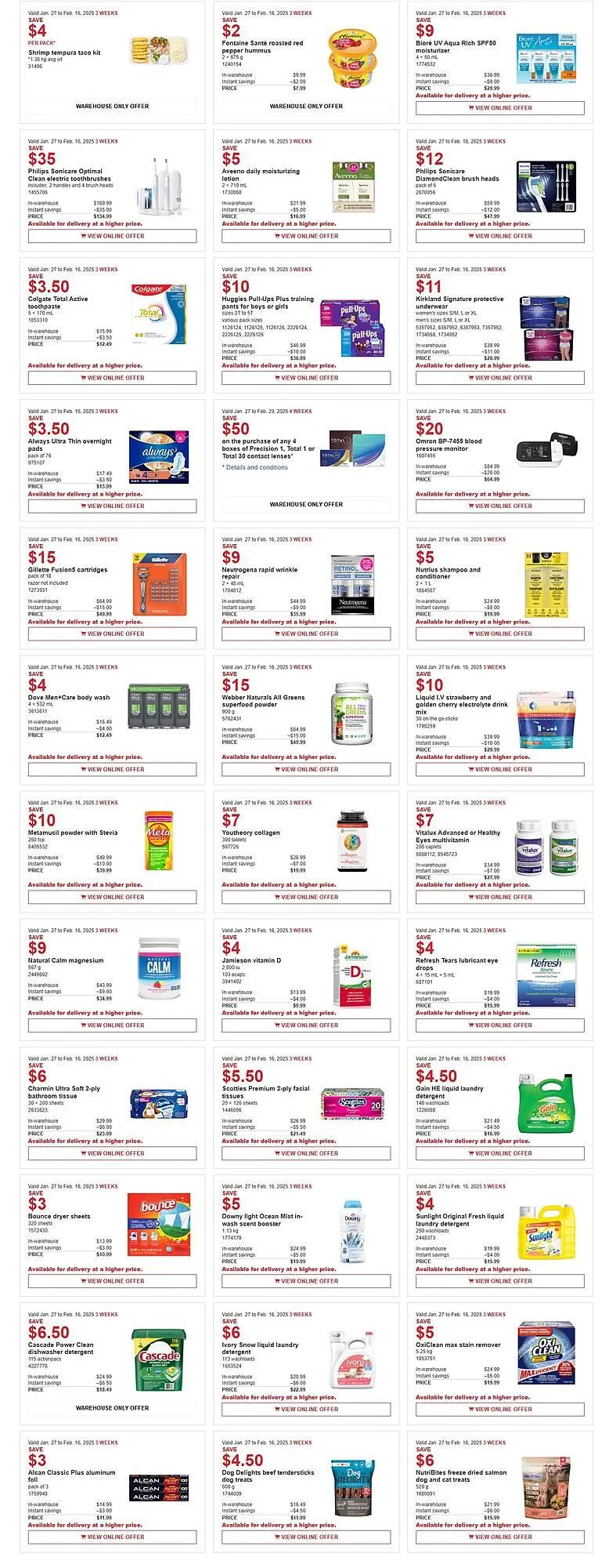 Costco flyer from January 27 to February 16 2025 - flyer page 3
