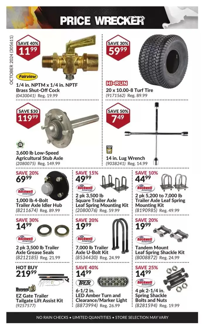 Price Wrecker from November 1 to November 30 2024 - flyer page 17
