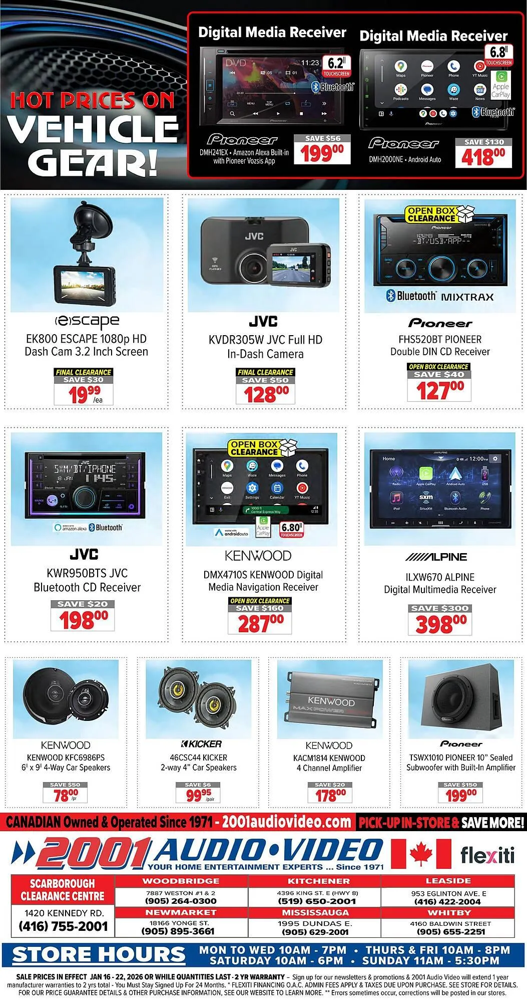 2001 Audio Video flyer from January 16 to January 22 2026 - flyer page 15