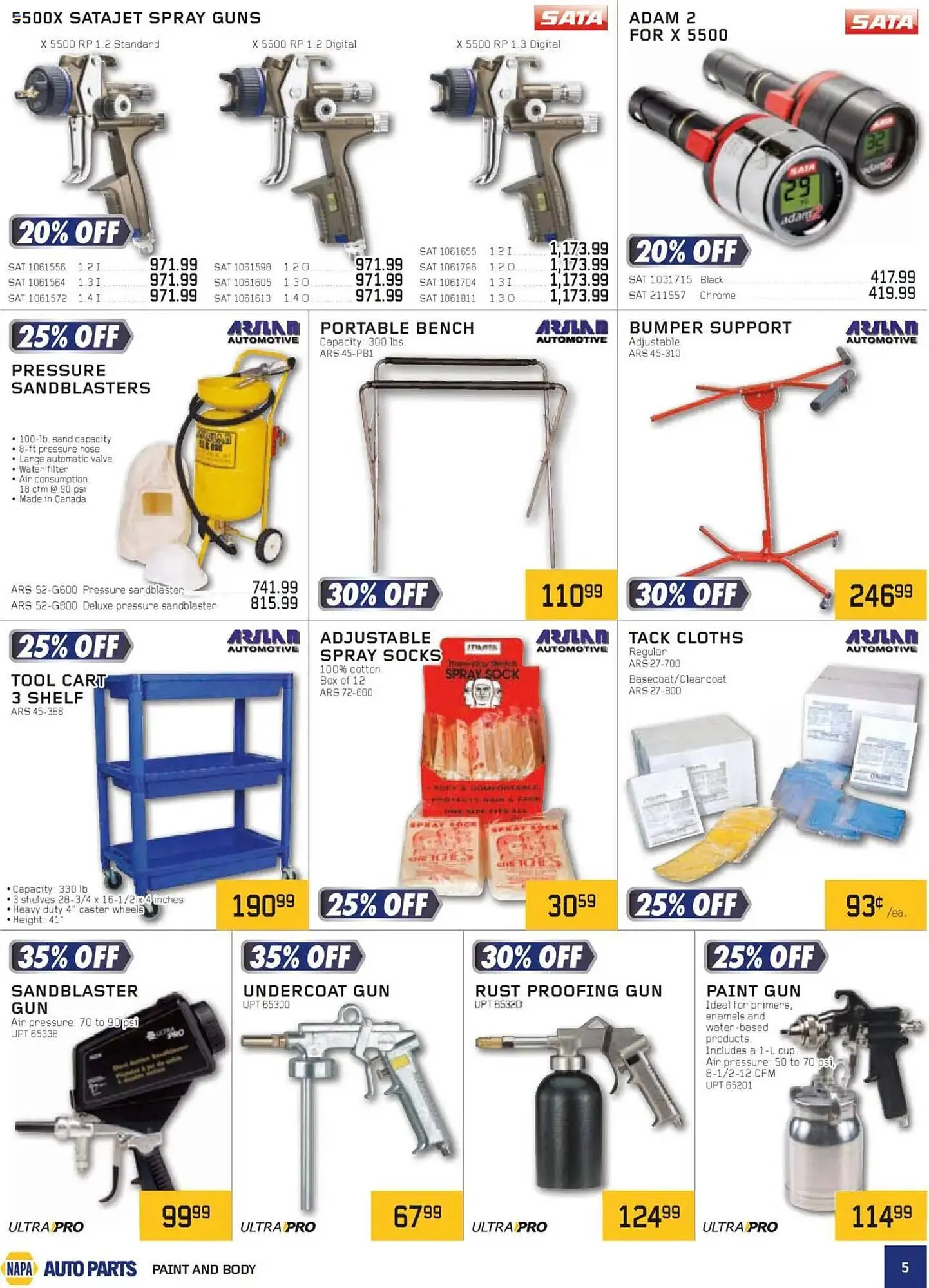 NAPA Auto Parts flyer from April 1 to June 30 2025 - flyer page 5