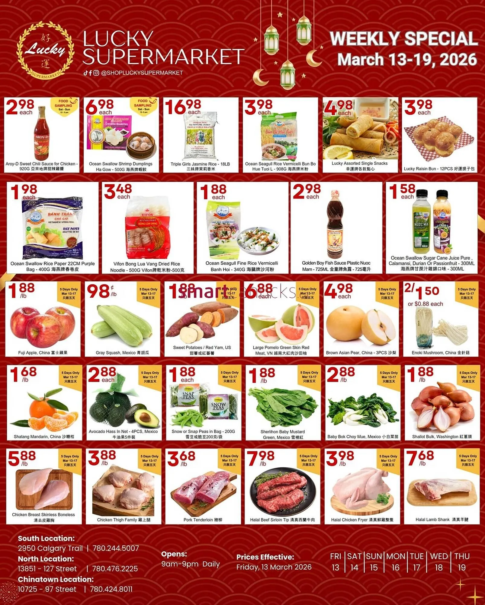 Lucky Supermarket flyer from March 13 to March 19 2026 - flyer page 1