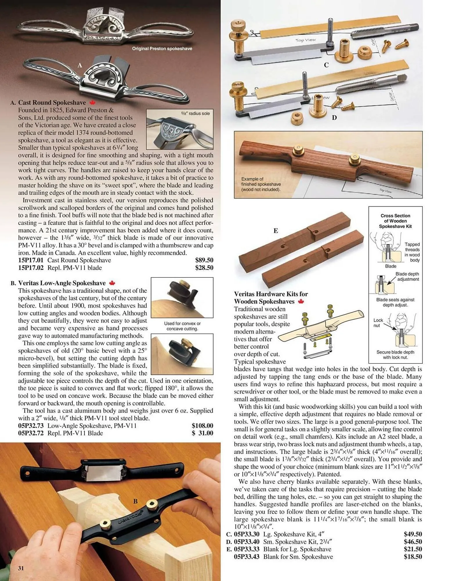 Lee Valley Tools flyer from July 8 to December 31 2025 - flyer page 32