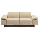 Sofa condo en tissu avec accoudoirs et appuis-tête réglables