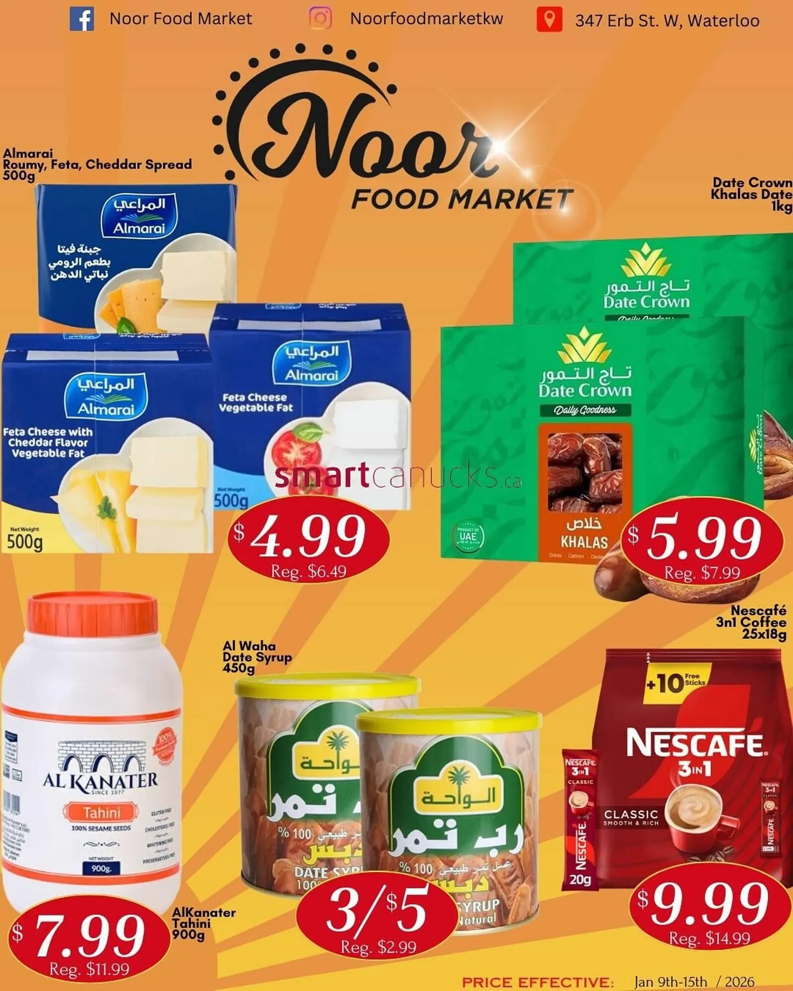 Noor Food Market flyer from January 9 to January 15 2026 - flyer page 1