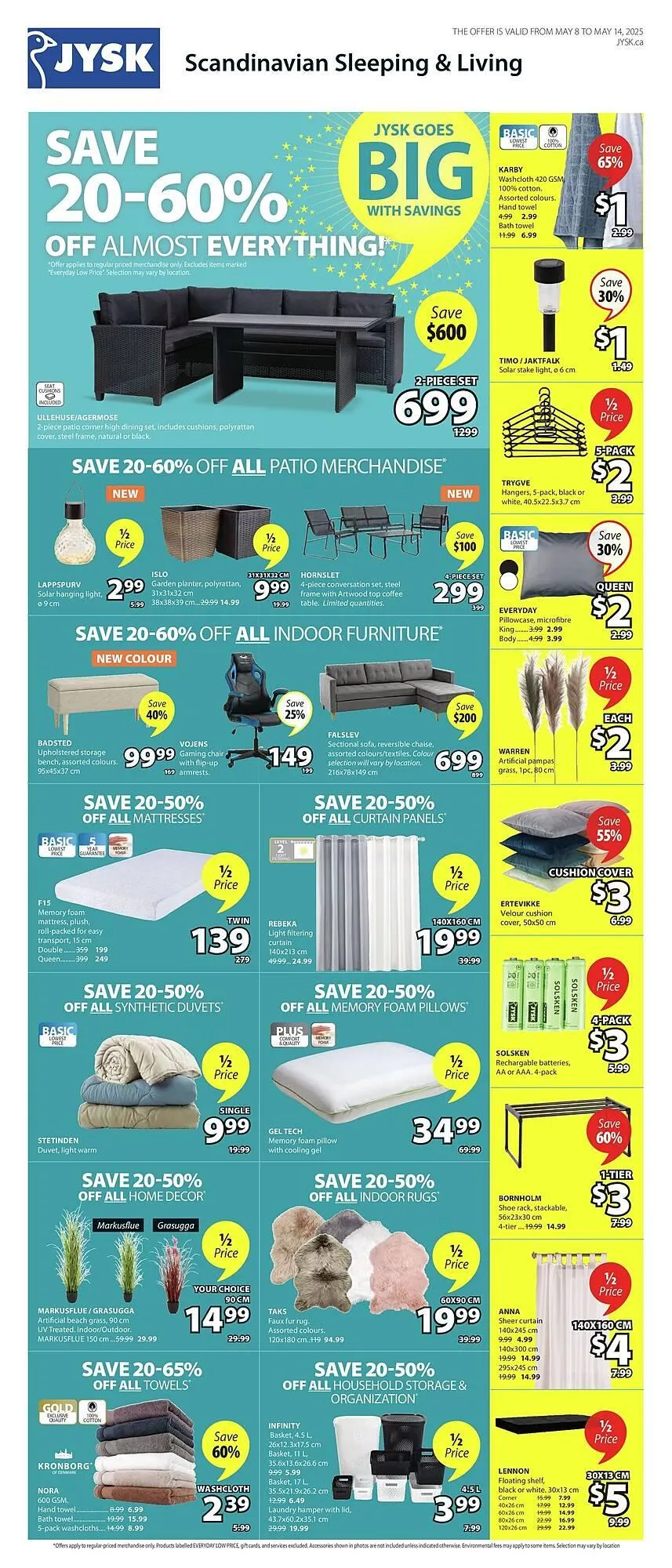 JYSK flyer from May 8 to May 15 2025 - flyer page 1