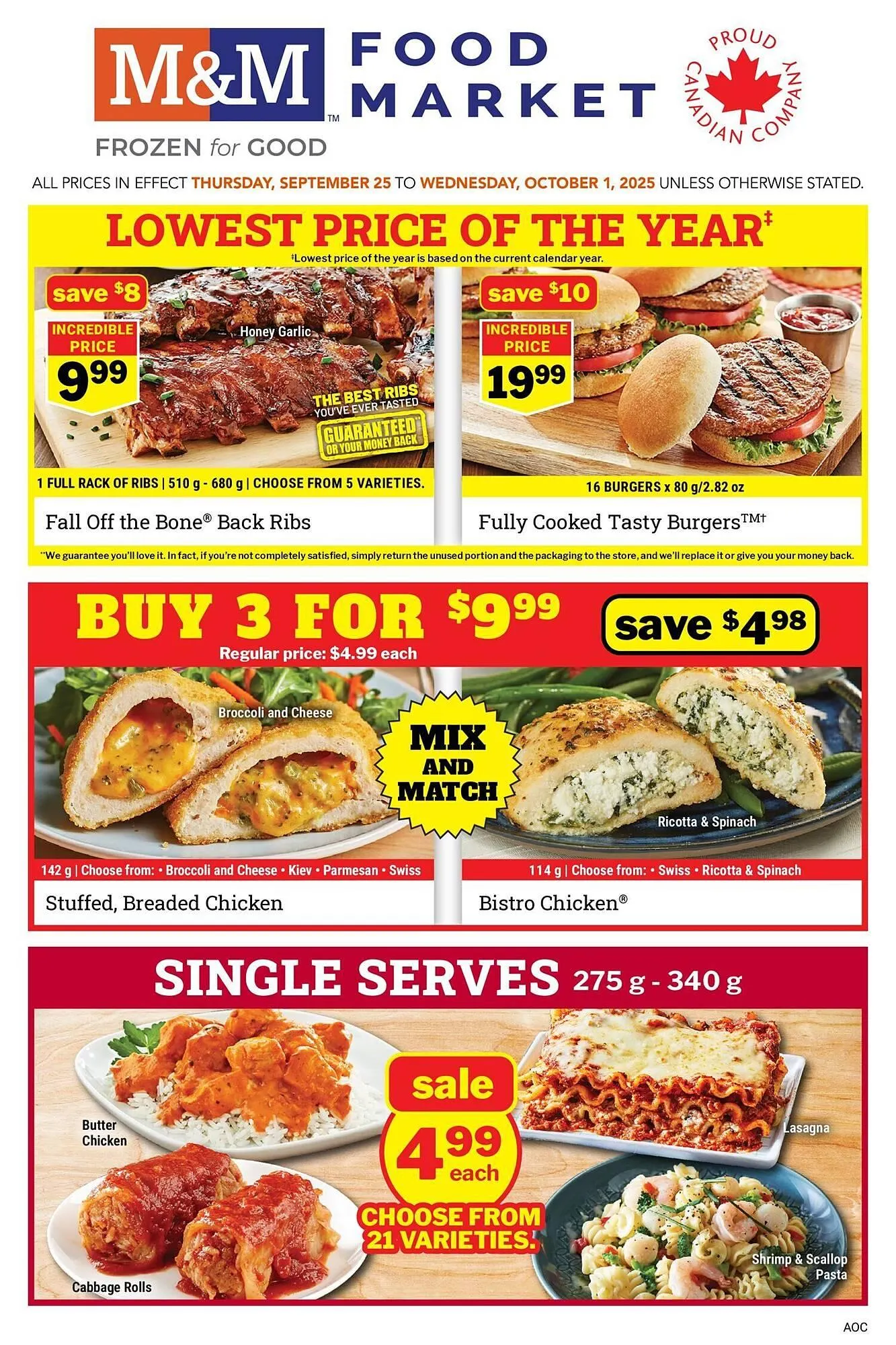 M & M Food Market flyer from September 26 to October 17 2025 - flyer page 1