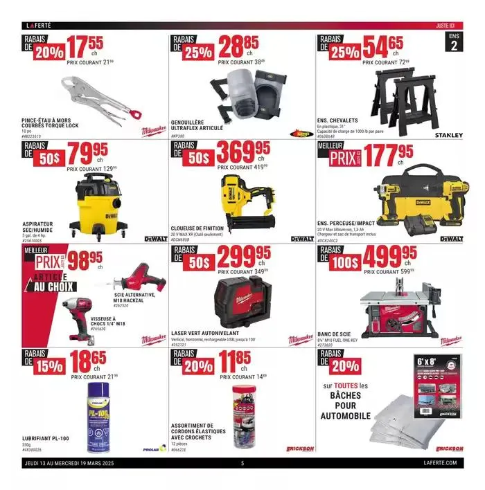 Les Speciaux De La Semaine from March 13 to March 19 2025 - flyer page 5