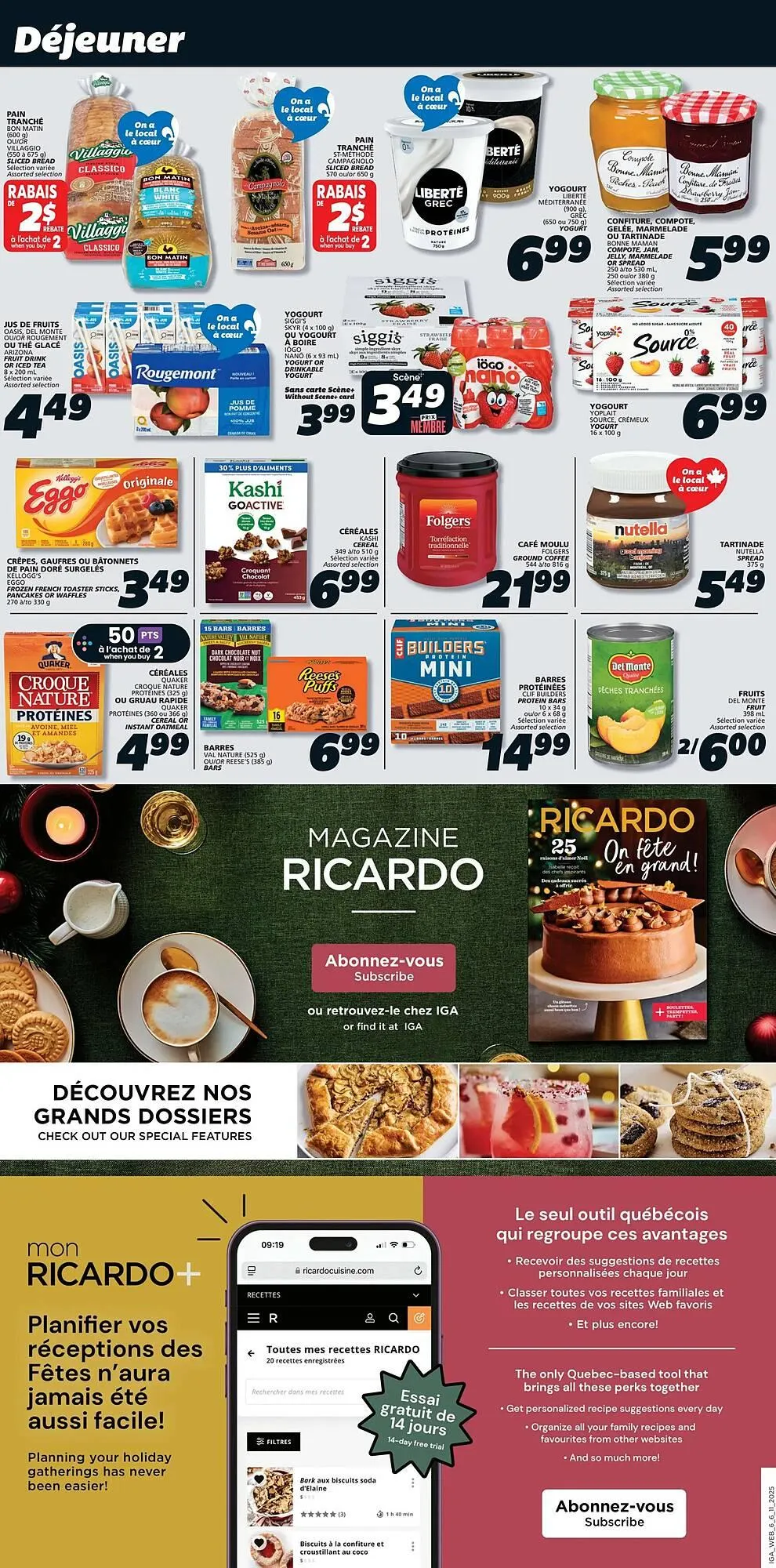 IGA flyer from November 6 to November 12 2025 - flyer page 8