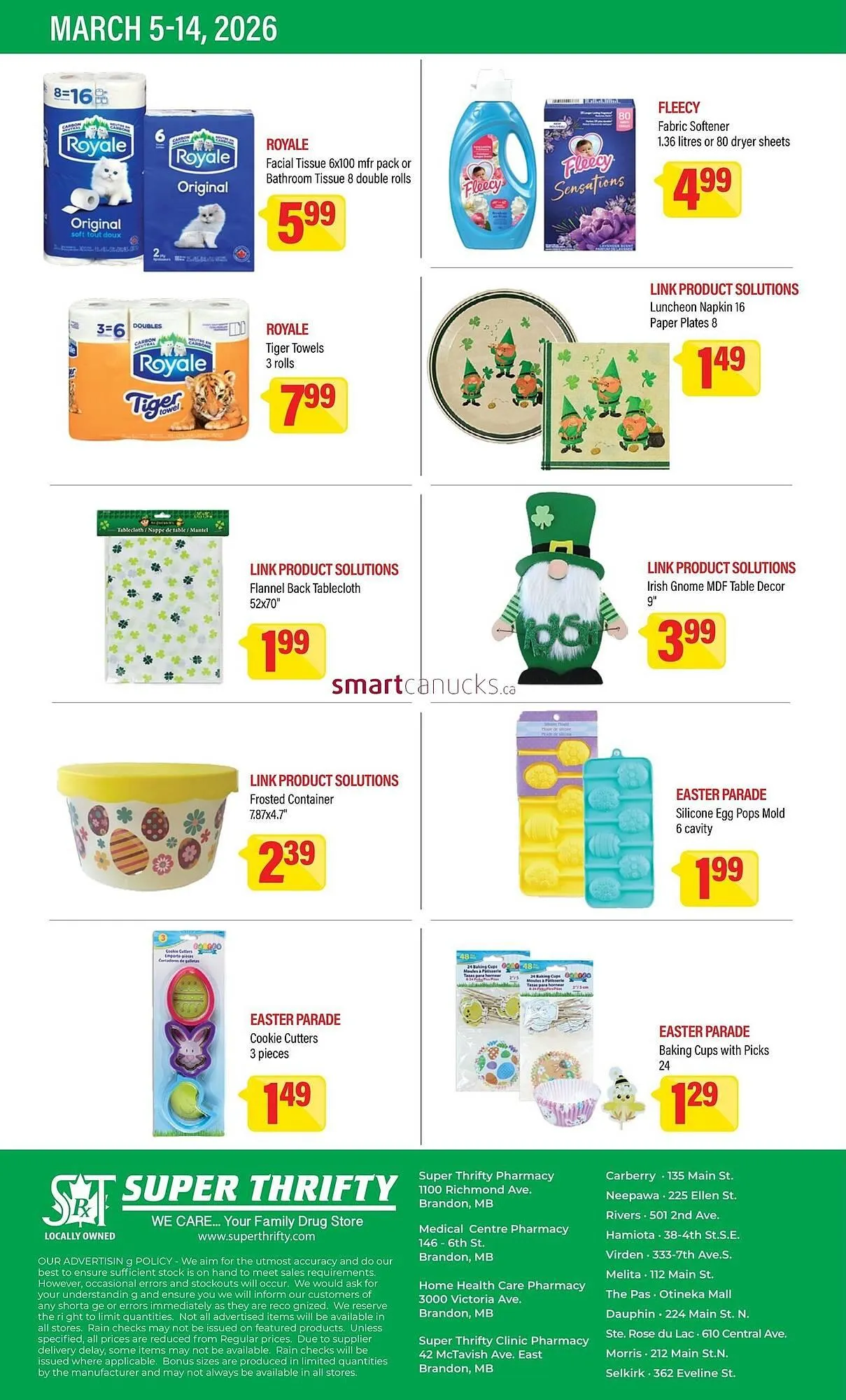 Super Thrifty flyer from March 5 to March 14 2026 - flyer page 6