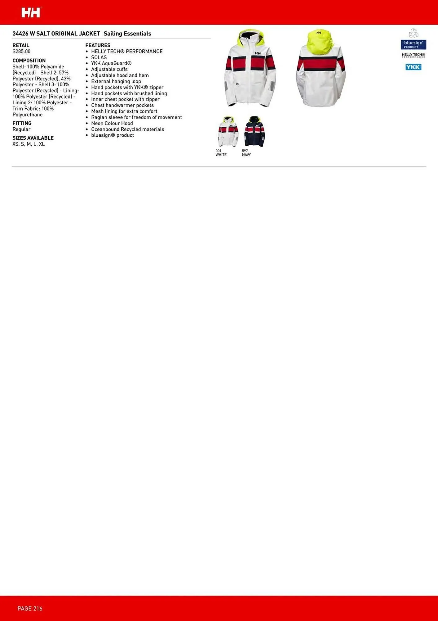 Helly Hansen flyer from September 11 to February 28 2026 - flyer page 216