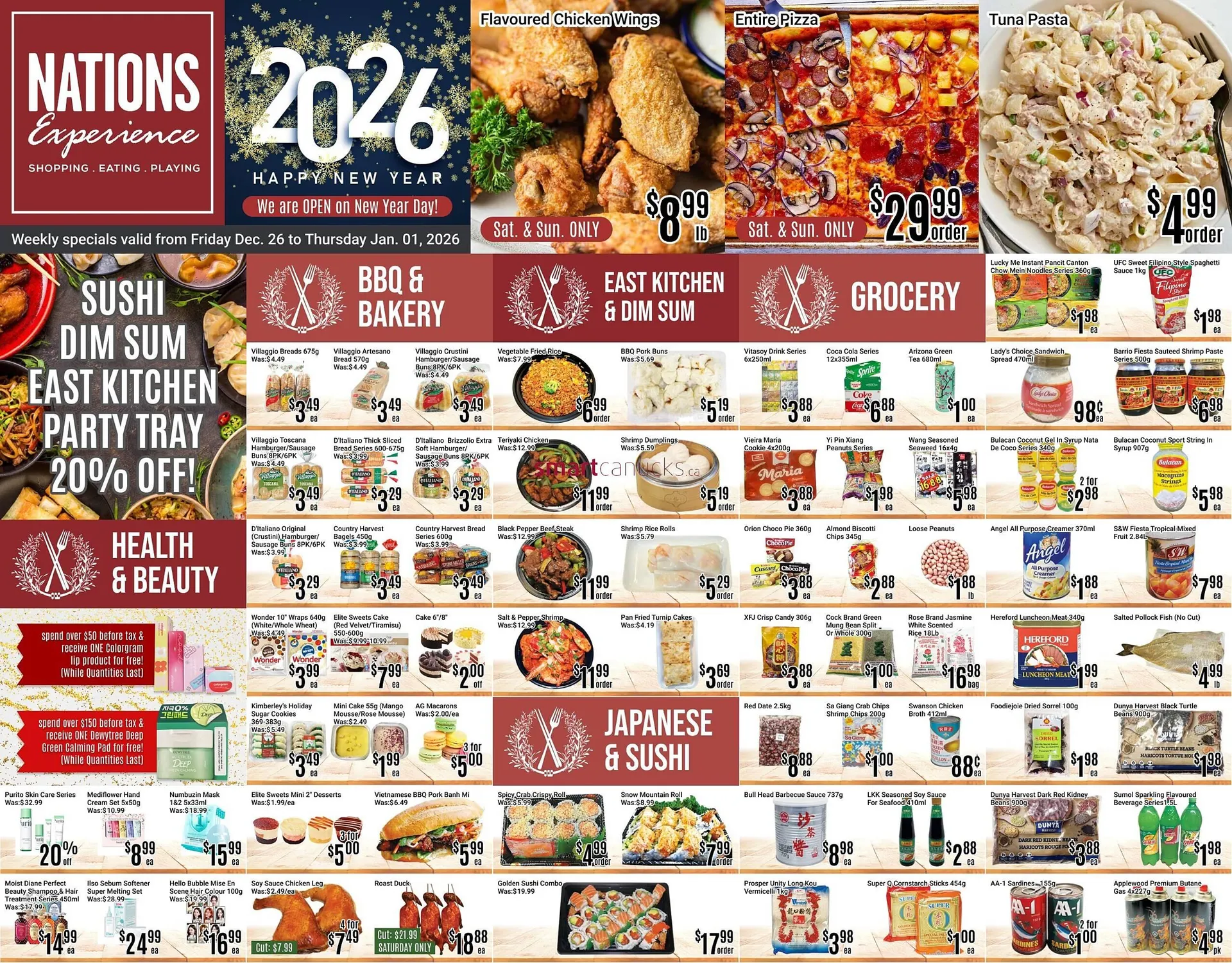 Nations Fresh Foods flyer from December 26 to January 1 2026 - flyer page 1