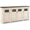 Bolanburg TV Stand - White/Weathered Gray
