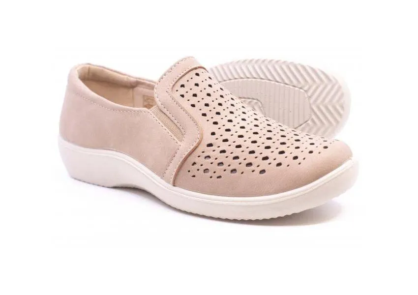 Casual Slip On Biege
